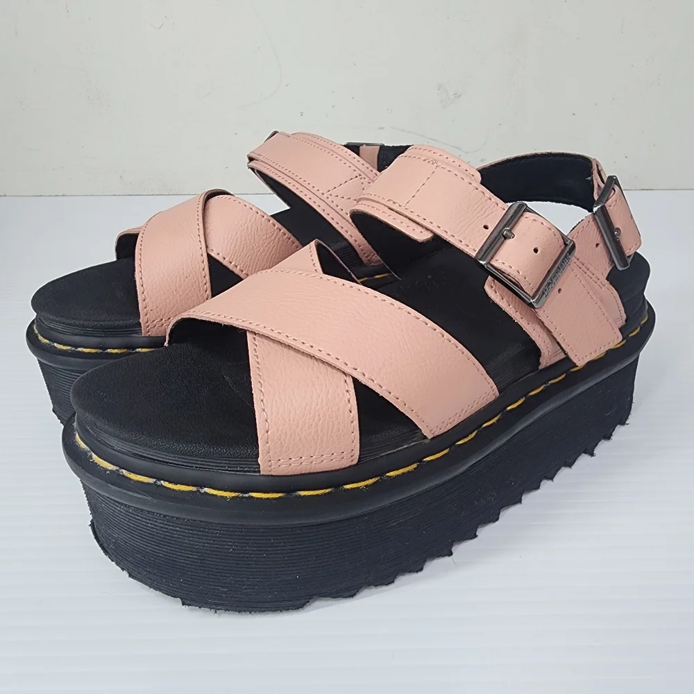 Dr. Martens Blush Pink Platform Sandals